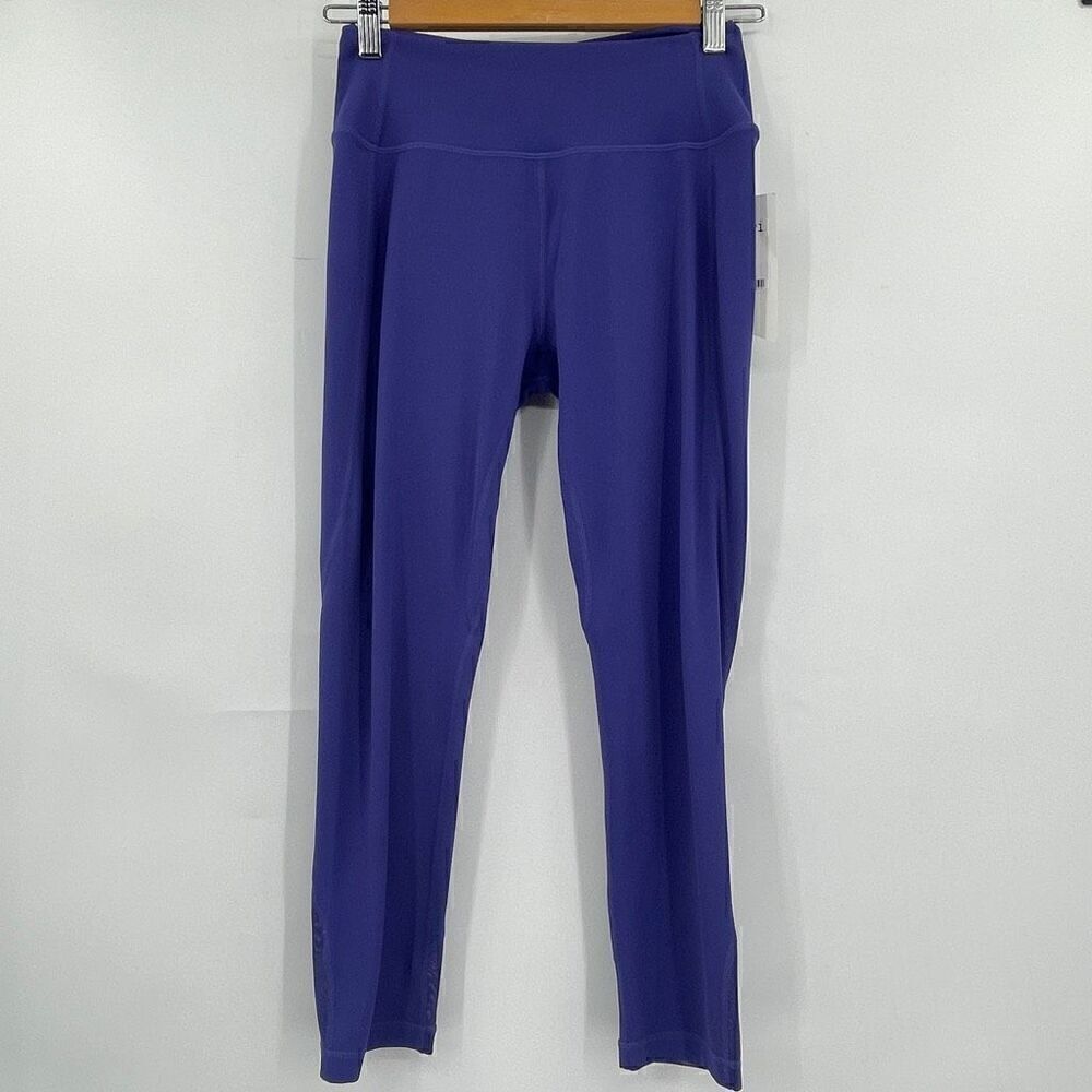 NWT Stori Blue Violet High Rise Tight Alibi Cropped Legging Size 8
